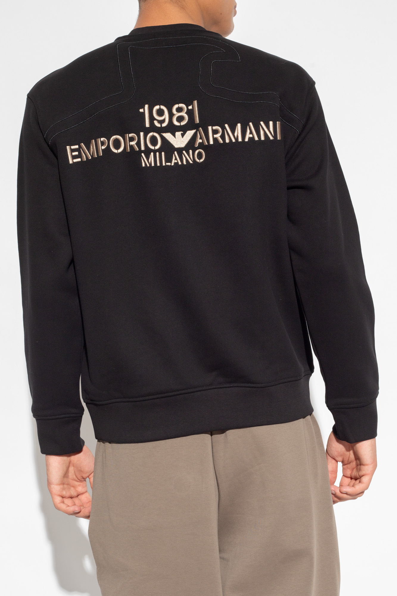 Emporio Armani Cotton sweatshirt Men s Clothing Vitkac